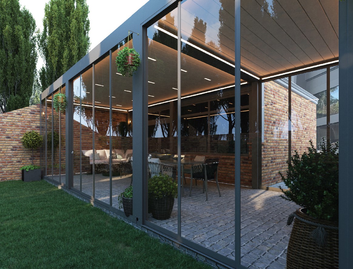 Double Sliding Glass System 