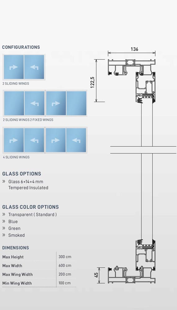 Sliding Glass Lift & Slide Glass System